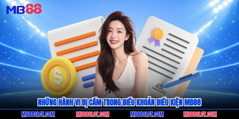 Những hành vi bị cấm trong điều khoản điều kiện MB88